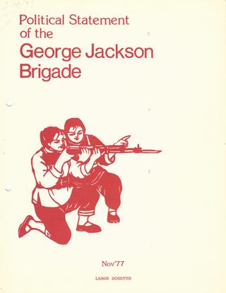 Portada política de la Brigada George Jackson